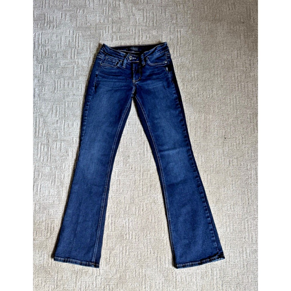 SILVER JEANS Co. Tuesday‎ Low Rise Skinny Super Stretch Dark Slim Boot 24 X 31